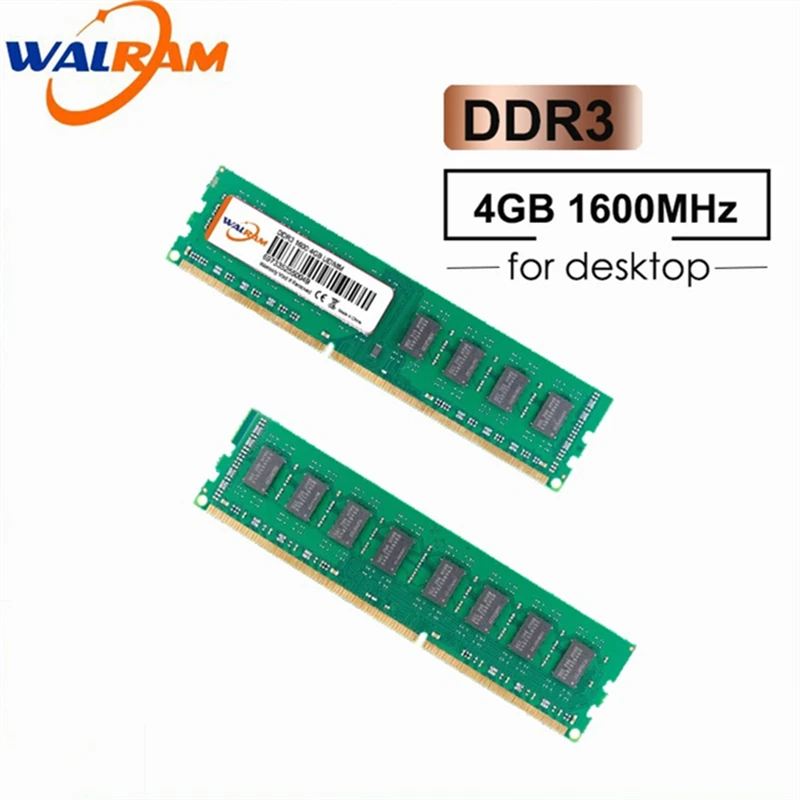 WAL ОЗУ ddr2 2 Гб dimm intel memoria RAM ddr3 8 1600 МГц 16 ГБ 2666 ddr4 3200 32 4 2133 2400 память для настольного