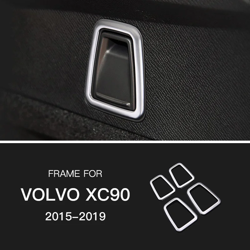 AIRSPEED хром ABS нержавеющая сталь для VOLVO XC90 аксессуары украшение автомобиля стикер Интерьер Литье - Название цвета: N