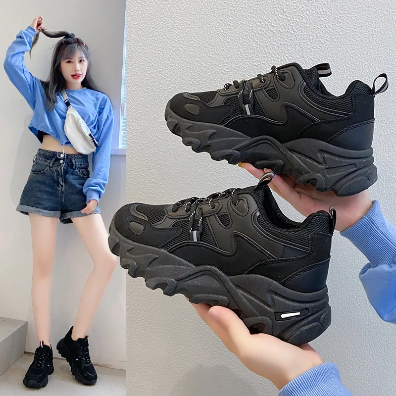 

Torre shoes female han edition of new fund of 2021 autumn students sneakers ins tidal platform the -l150 loafers children