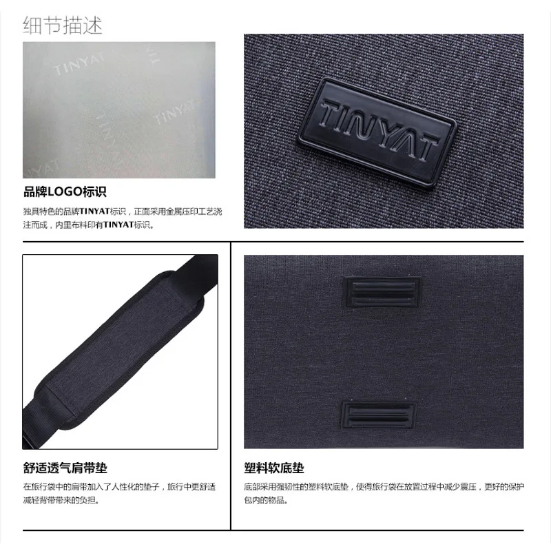 

Men's Business Travel Bag Luggage Clothes Storage Bag Shoulder