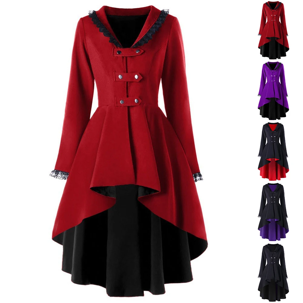 Кружевное платье средней длины на Хэллоуин и Рождество английский сценический