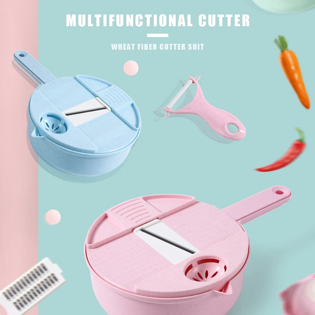 

12 шт. терка для фруктов и овощей набор инструментов для нарезки висячая нержавеющая сталь слайсер бытовой измельчитель Набор для кухни