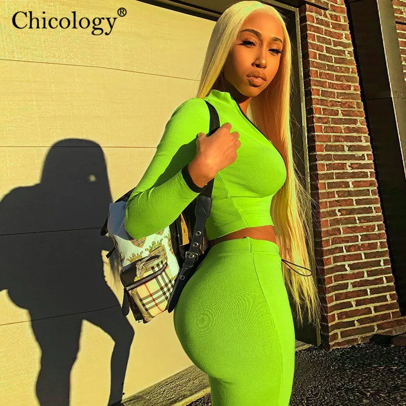 Chicology женское неоновое 2 комплект из двух предметов в комплекте набор