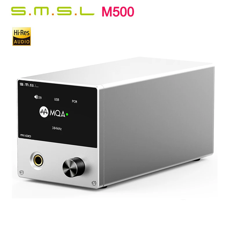 SMSL M500 DAC MQA ES9038PRO ES9311 XMOS XU 216 32bit 768 кГц DSD512 привет res аудио декодер и усилитель для