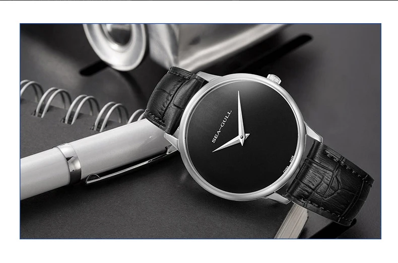 Seagull men's automatic mechanical watch simple dial watch double needle watch automatic watch men watches mens 819.18.6011