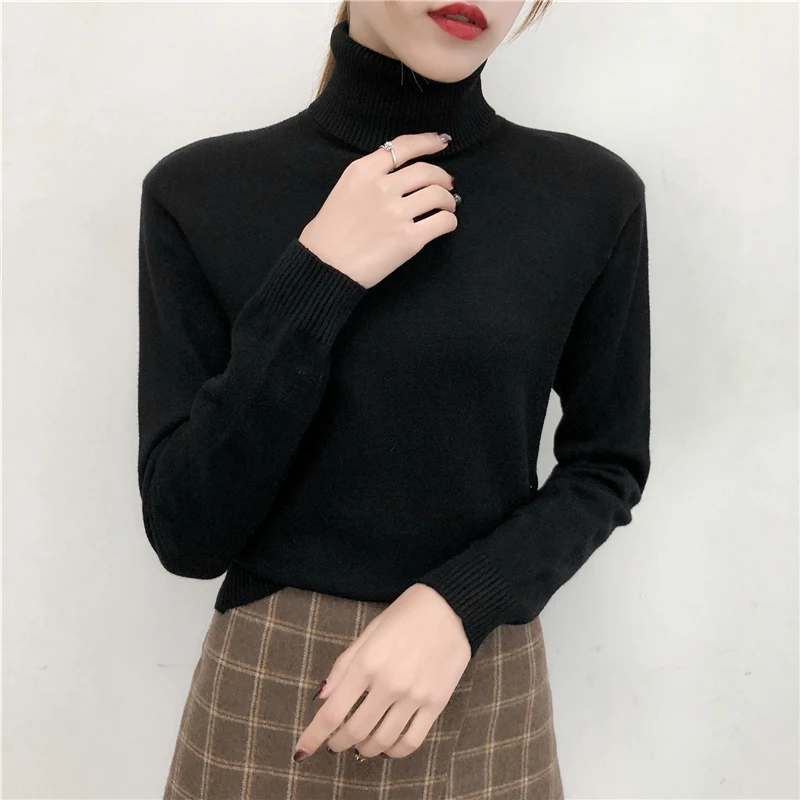 

Lcybhe 1346931 [2 rooms, 5 rows, 4 middle] real shot new two Lapel solid color Pullover knitwear sweater 2019jd