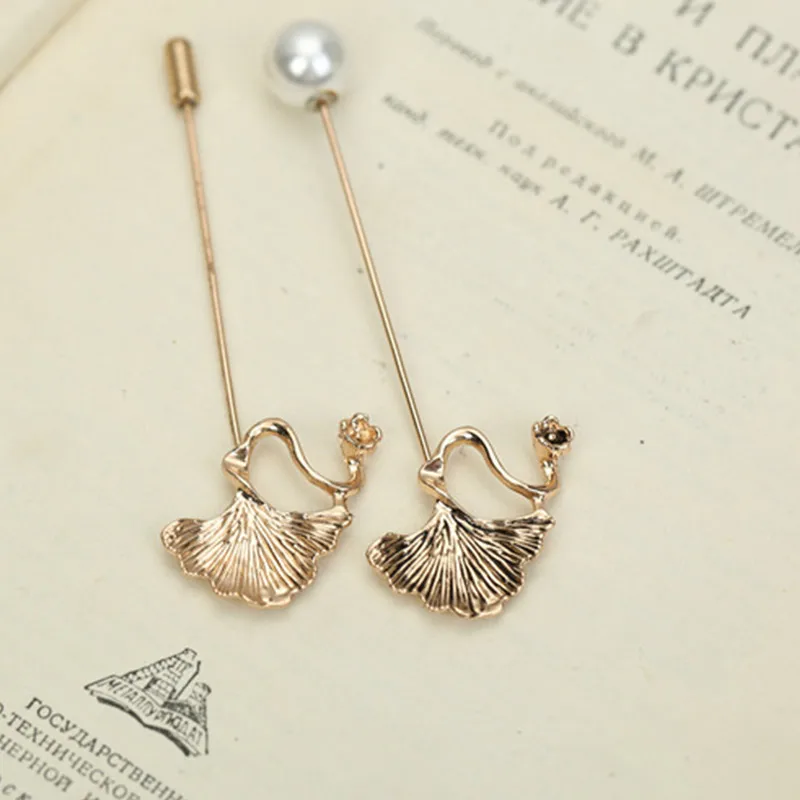Elegant Women Brooch Alloy Simulated Pearls Pin Clip for Sweater Party Gown Ladies Men Suit J55 | Украшения и аксессуары