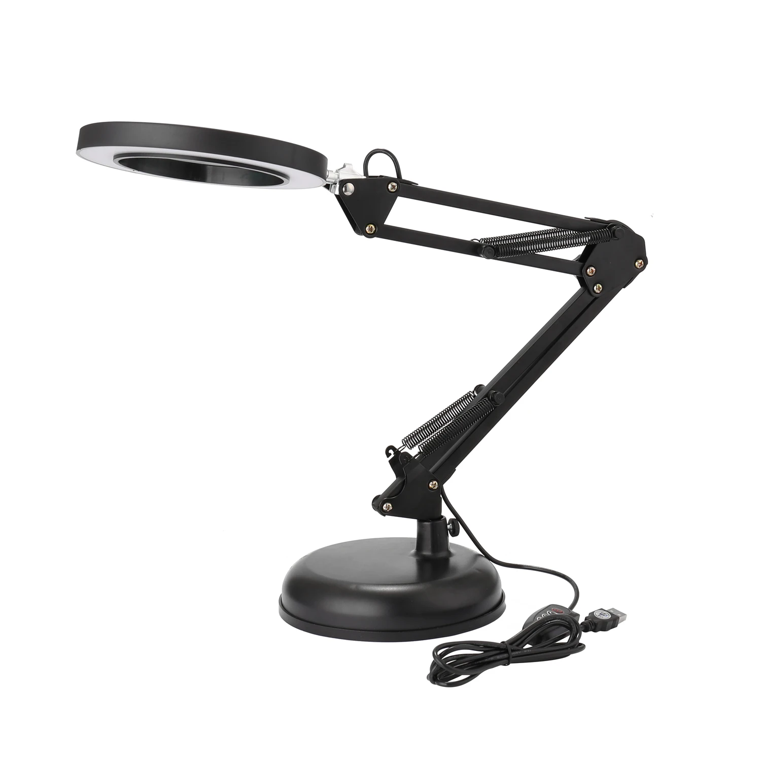 5X увеличительное Стекло настольная лампа лупа со светодиодной подсветкой