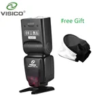 Беспроводная вспышка VISICO VS-765 2,4G, синхронизация 18000s с горячим башмаком для камер Nikon D600, D5300, D800, D600, D700, D90
