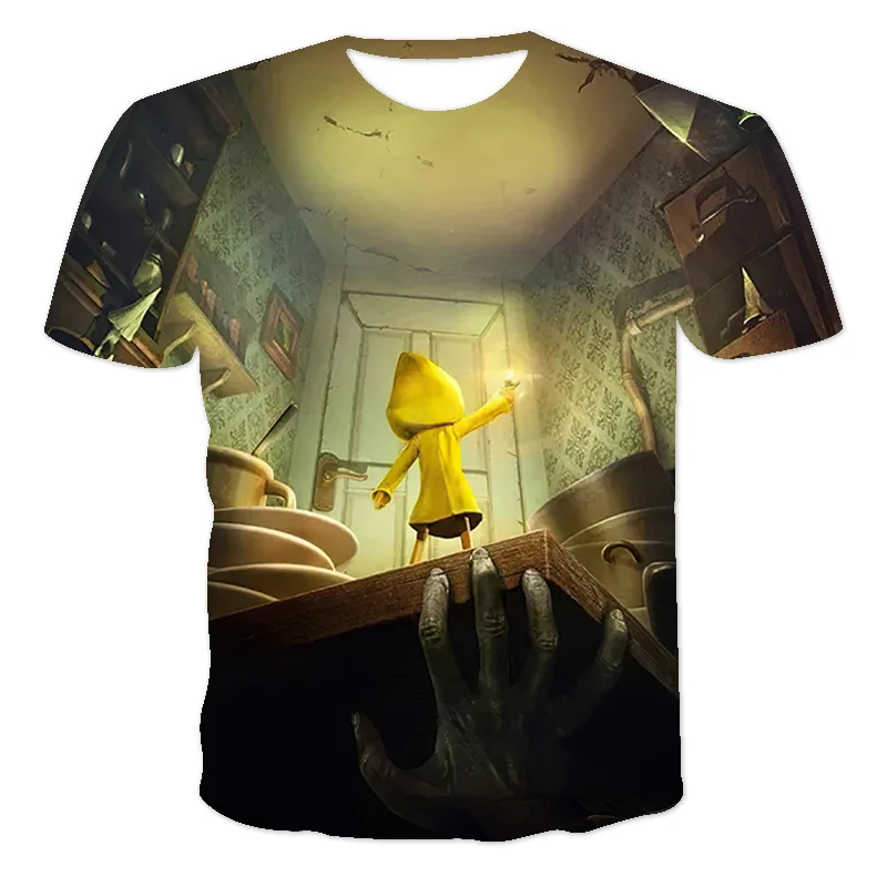 

2021 Latest Summer Men And Women 3D Printing T-Shirt Cute Anime Cartoon Pattern Oversized T-Shirt Street Casual Wear Men'S Top