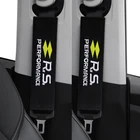 2 шт., накладки для автомобильного ремня безопасности, наплечный ремень для сиденья, наволочка для Renault megane 2 3 scenic laguna 2 Captur fluence, автостайлинг