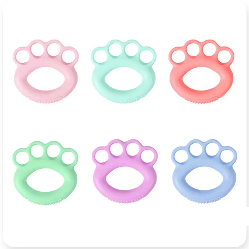 Pinza de mano de silicona blanda para ni&ntilde;os, juguete para apretar con forma de pata de perro Kawaii, antiestr&eacute;s, entrenador de fuerza para la mu&ntilde;eca, regalo para adultos-4