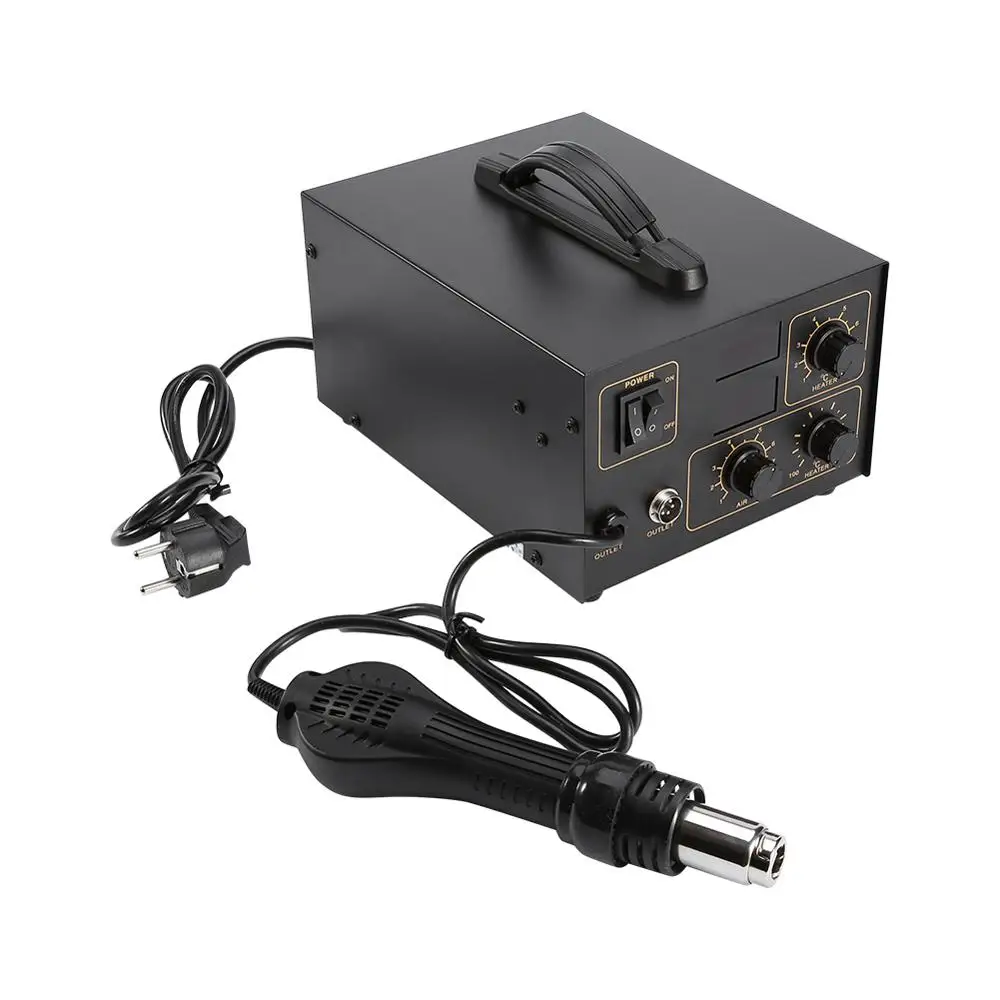 220V 998D горячего воздуха пистолет паяльная станция ЖК-дисплей цифровой дисплей