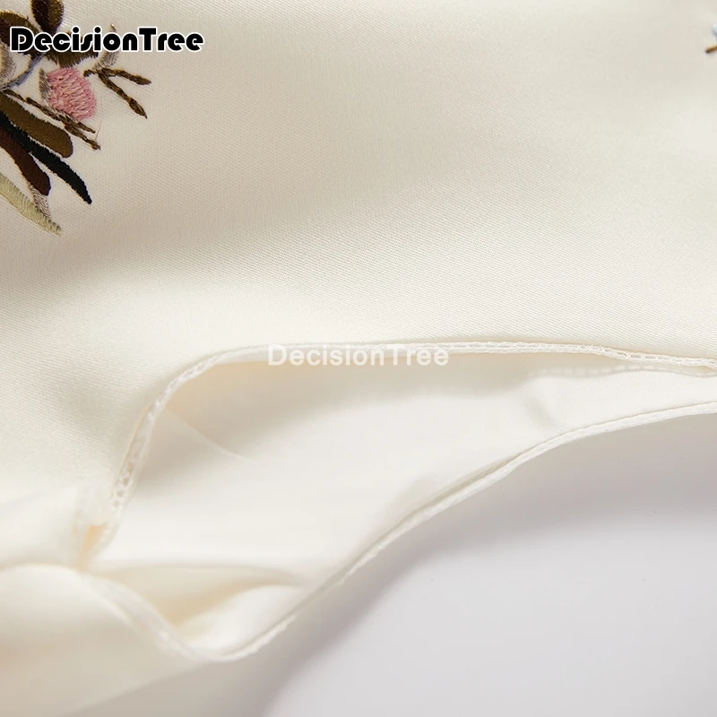 2022 китайский топ qipao с вышивкой женский Шелковый Атласный традиционный Топ стиль