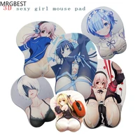 mrgbest 3d japan nier automata anime with wrist rest mouse pad gaming accessories mat silicon for gamers to prevent hand fatigue