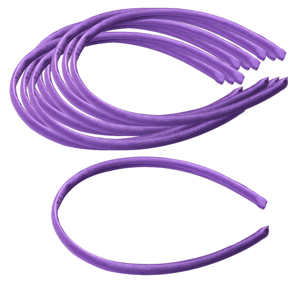 10 шт. мм Широкие атласные головные ободки повязки для волос лента Alice |