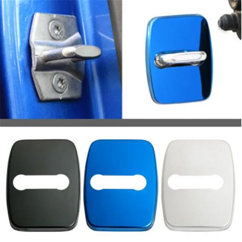 

Car door lock protection cover For Bmw series door lock caps Car interior accessories Car styling sticker 4PCS
