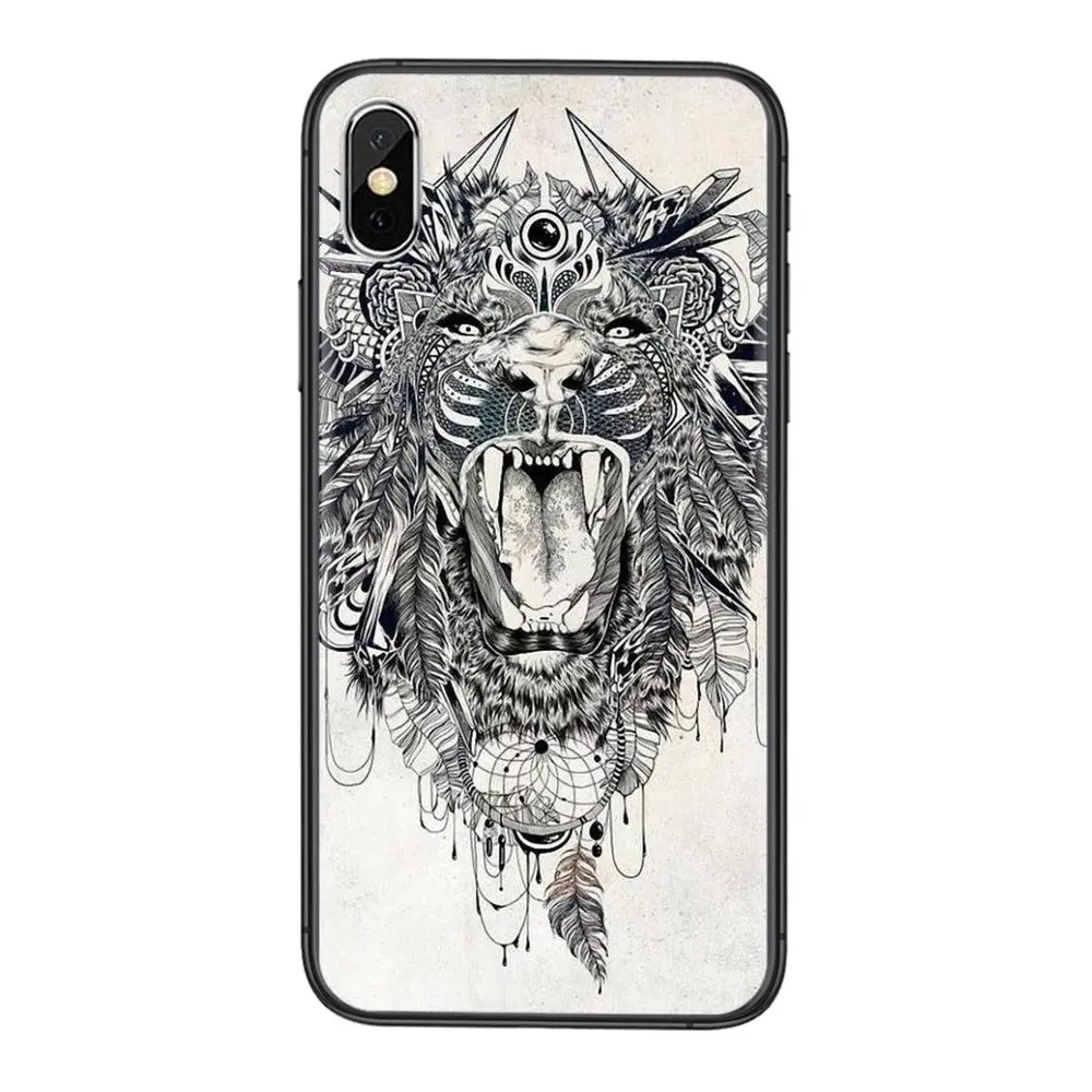 Молодежные Девушки для Huawei P50 P40 Lite E P 40 P40Lite Pro 2019 2020 2021 Aztec этнический Племенной Лев