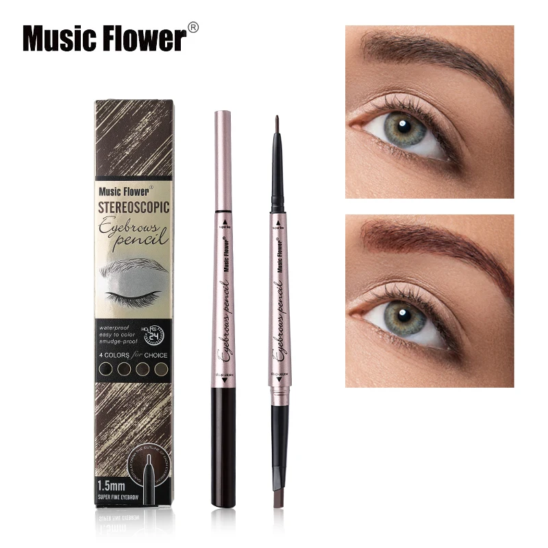 Music Flower макияж двухконфорочная вафельница для стерео карандаш бровей стойкий