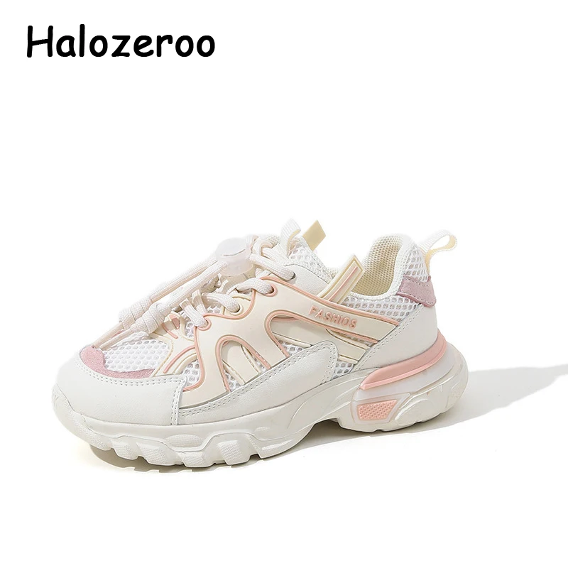 

New Spring Kids Sport Sneakers Baby Boys Slip On Brand Shoes Children Black Casual Sneakers Girls Soft Chunky Sneakers Trainers