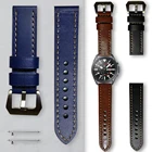 Ремешок кожаный для наручных часов, браслет для Samsung Galaxy Watch 3 4145 мм Galaxy 4246 мм Watch Active 2 Gear, 20 мм 22 мм