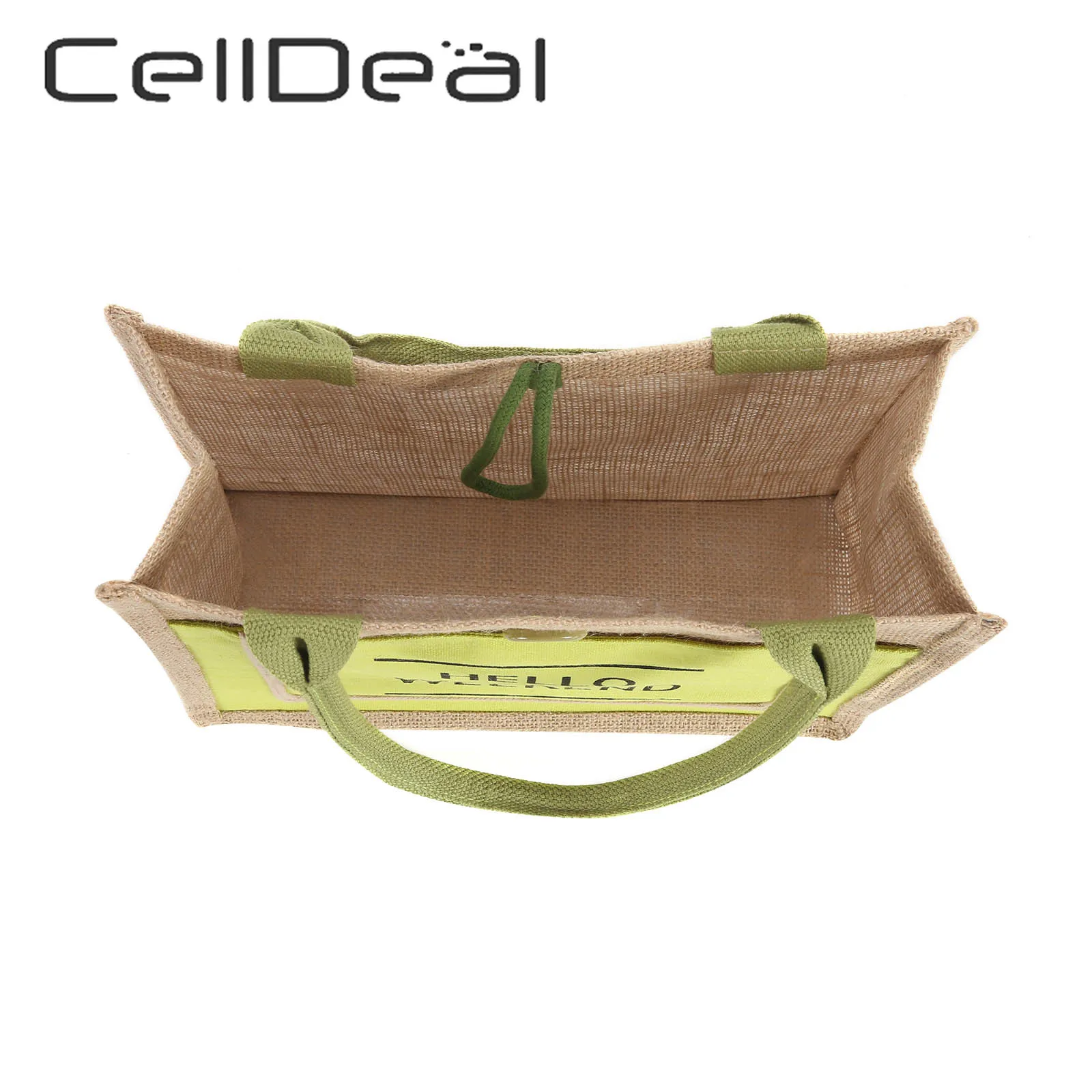 

Large Capacity "Hello Weekend" Summer Natural Linen Luxury Tote Female Casual Shoulder Bag Handbag Fresh Beach Shopping Bag