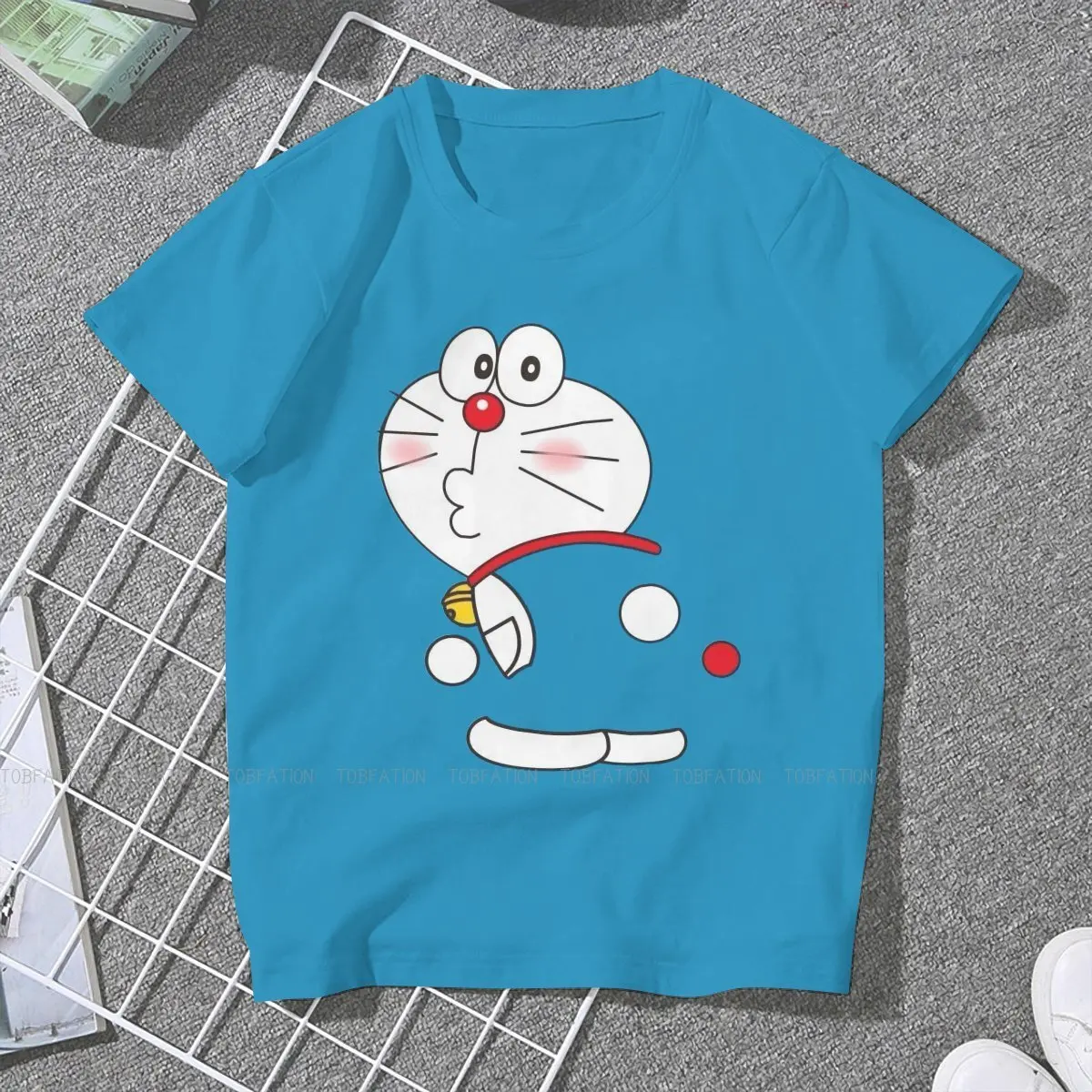 Женские футболки с милым котом Doraemon Kawaii Robot Cat манга гранж винтажная женская