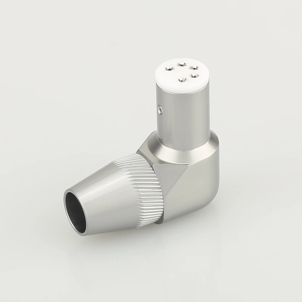 Viborg LP106R 5-контактный Поворотный штекер DIN родиевое покрытие прямоугольный тонарм