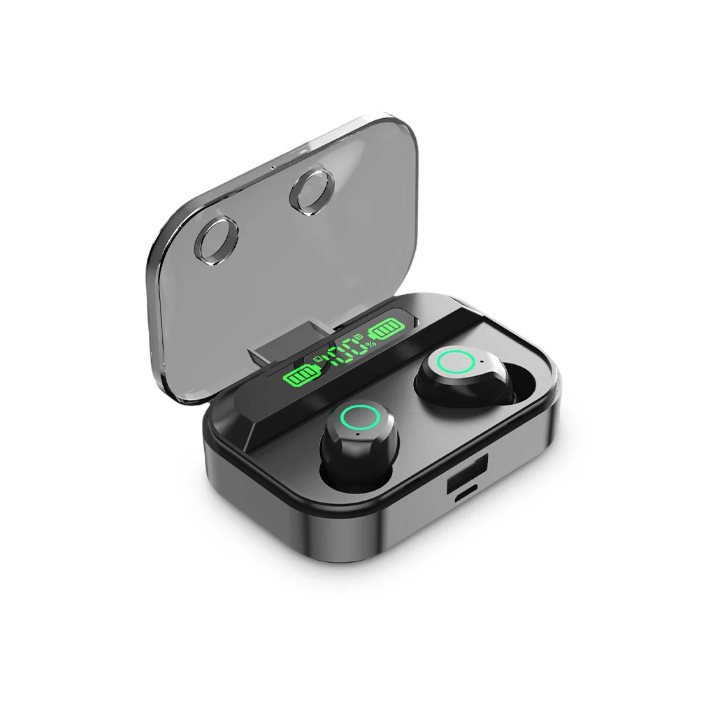 

Earbuds Bluetooth-compatible In Ear Rechargeable Earphones Digital Display Touch Control Headphones Headset Phone