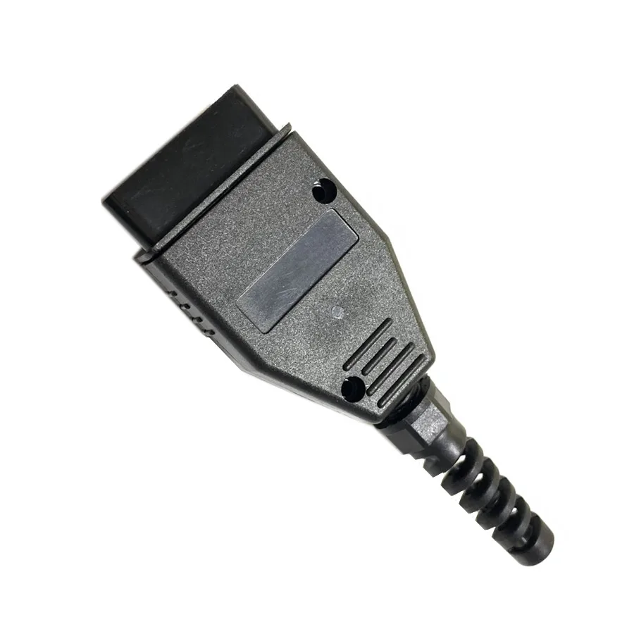 OBDIICAT новейший OBD2 16 контактный Штекерный разъем OBDII адаптер OBD 2
