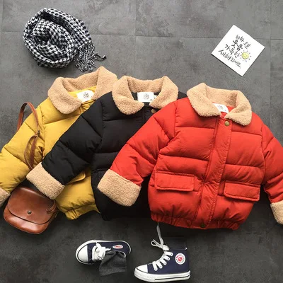 yellow coat Зимние костюмы для мальчиков, теплая плотная куртка, пальто, толстовка с буквенным принтом, штаны, комплект одежды для маленьких мальчиков 3, 4, 5, 6, 7 лет, 3 предмета - Цвет: yellow coat