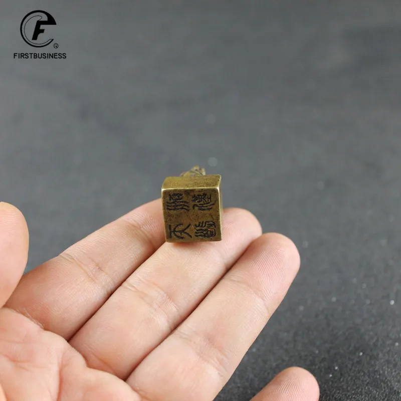 Статуэтка маленького льва фэн-шуй из твердой чистой латуни украшения для дома