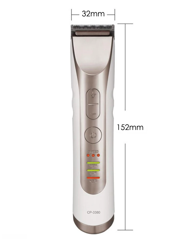 CP3380 профессиональный триммер для собак перезаряжаемая машинка стрижки домашних
