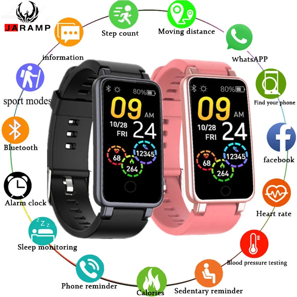 

2021 C2 Plus Smart Watch IP67 Waterproof Fitness Call Smartwatch Men Women For IOS Android Tracking Smart bracelet PK T500 P8