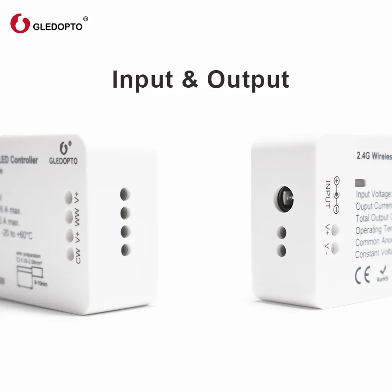 Контроллер GLEDOPTO Zigbee 3 0 Smart Pro WW/CW с теплым и холодным белым светом работает