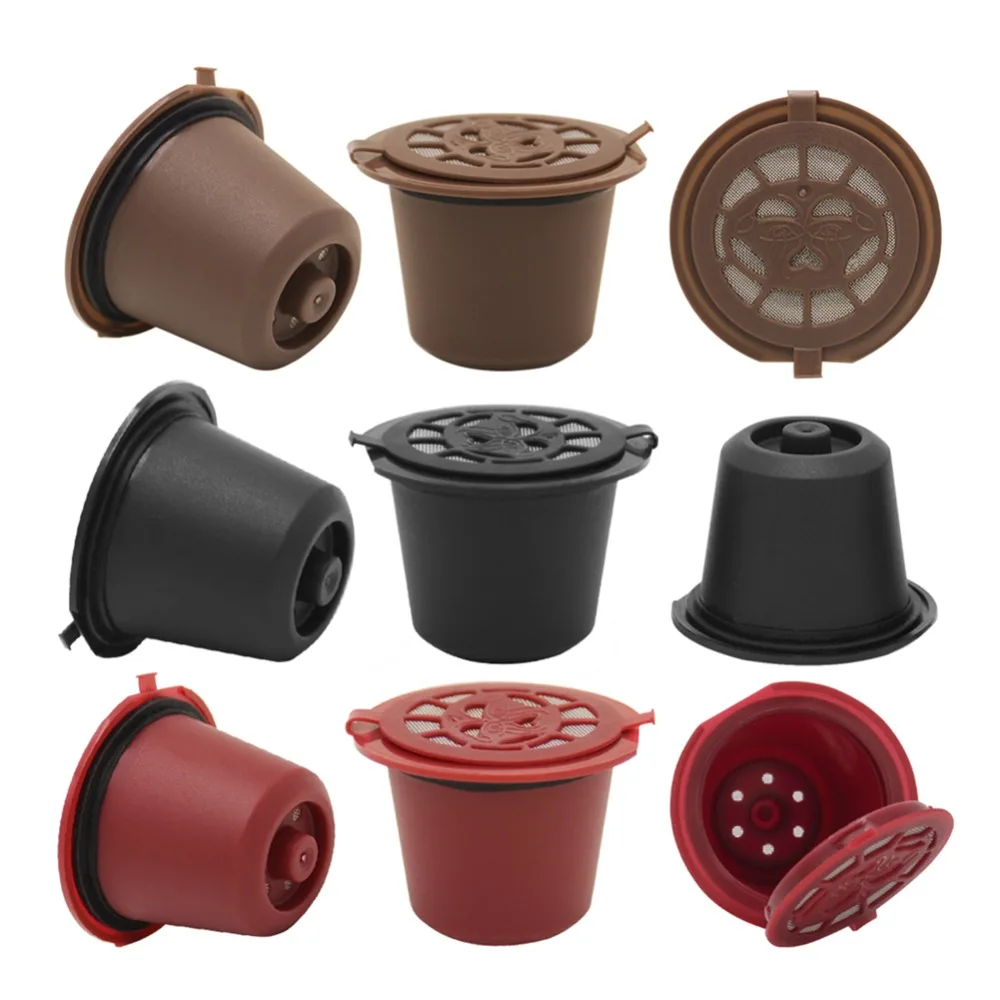 4 шт./компл. фильтр для кофе многоразовый Nescafe dolcegusto многоразовая кофейная капсула Nespresso экологически чистые чайные Корзины