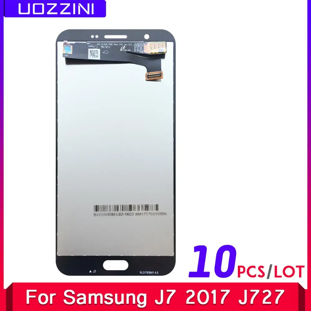 10 шт./партия Super AMOLED для samsung Galaxy J727 J7 2017 SM J727P J727V J727A 100% протестированный ЖК дисплей