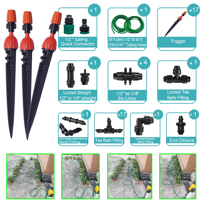 Микросадовая автоматическая система полива капельного таймер полива|Наборы для