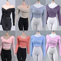 16 scale female soldier clothes slim sweater shirt model for ph tbl 12 inch seamless body figure accessories