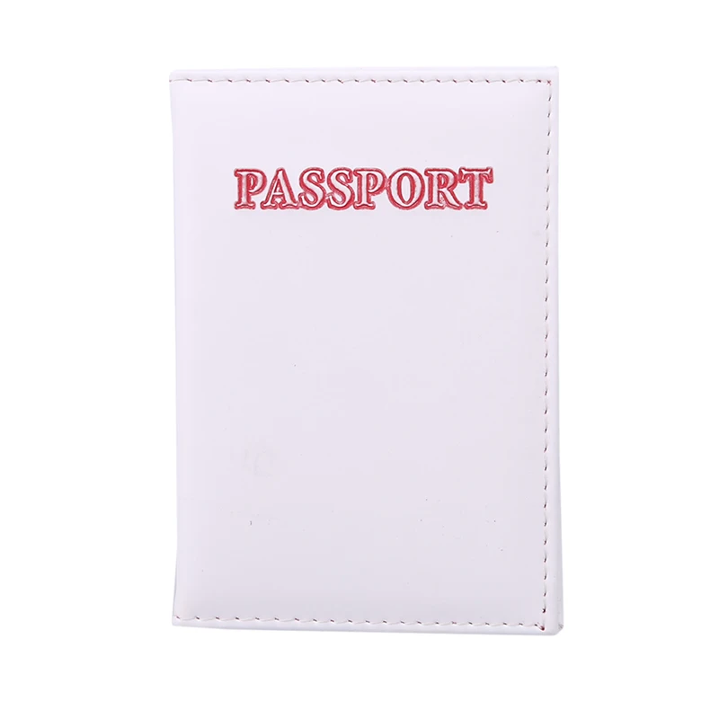 Обложки для паспорта женские простой дорожный держатель кредитных карт из