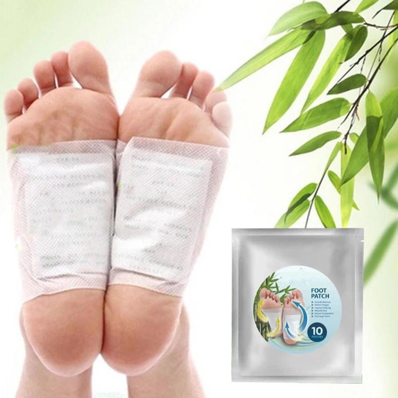 

10 Pcs Aromatic Herbal Foot Patch Dehumidification Sleeping Anti-Stress Relief X7YB
