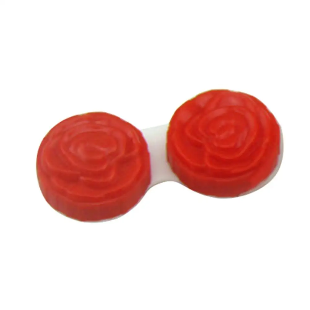 

HOT SALES!!!! Flower Contact Lensed Box Container Pocket Plastic Storage Case Eye Care Holder