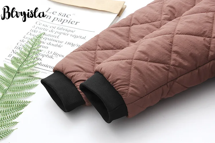 

Blvyisla Oversize Double Large Size Long Parka Coat Retro Grandma Style Winter Warm Outwear 4XL Plus Size Jacket Tops