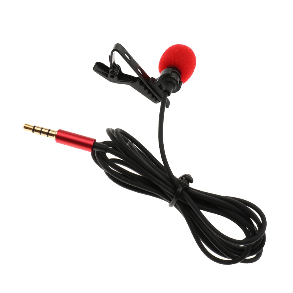

Durable Mini 3.5mm Plug Condenser Microphone With Storage Bag 150cm Cable
