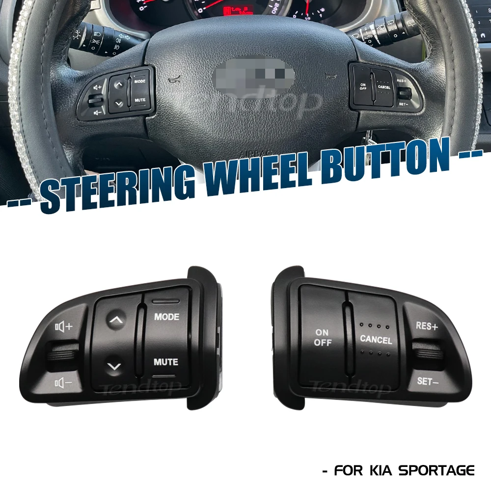 

For KIA Sportager Multifunction Steering Wheel Buttons Cruise Control Remote Controler Volume Switch Car Accessories
