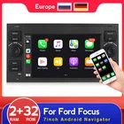 Андроид 10 Автомобильный мультимедийный радио плеер для FordMondeoFocusTransitC-MAXS-MAXFiesta Carplay Wi-Fi GPS навигатор