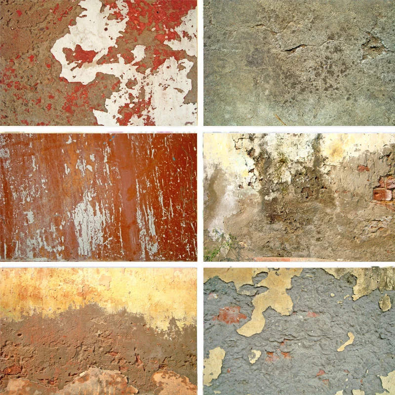 Виниловый фон Nitree для фотосъемки фотогалерея треснувшая цементная бетонная