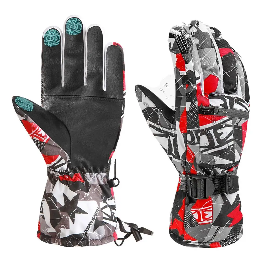 

Ski Gloves For Women Men Waterproof Windproof Snow Gloves For Cold Weather Unisex Touchscreen Snowboard Gloves With Pocket Wa
