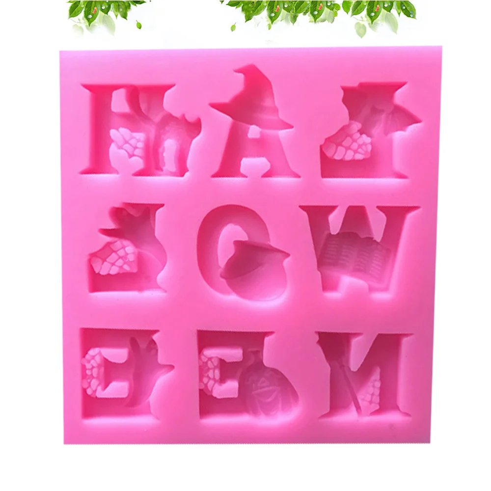 Хэллоуин Ведьма призрак тыква буквы торт форма Сделай Сам торт| |