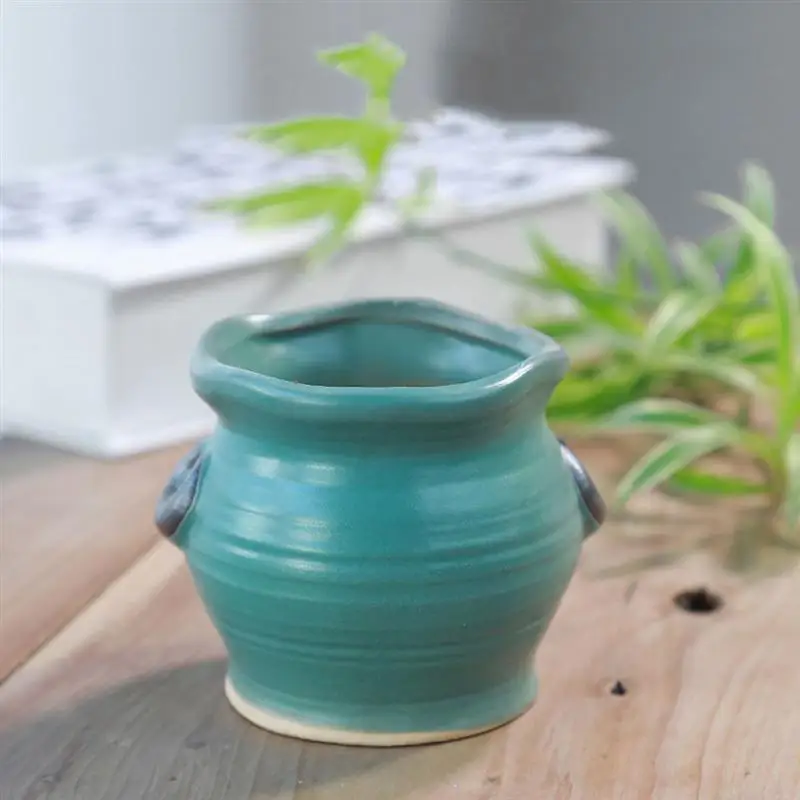 4 шт. цветочный цилиндрический горшок для суккулентов керамические украшения